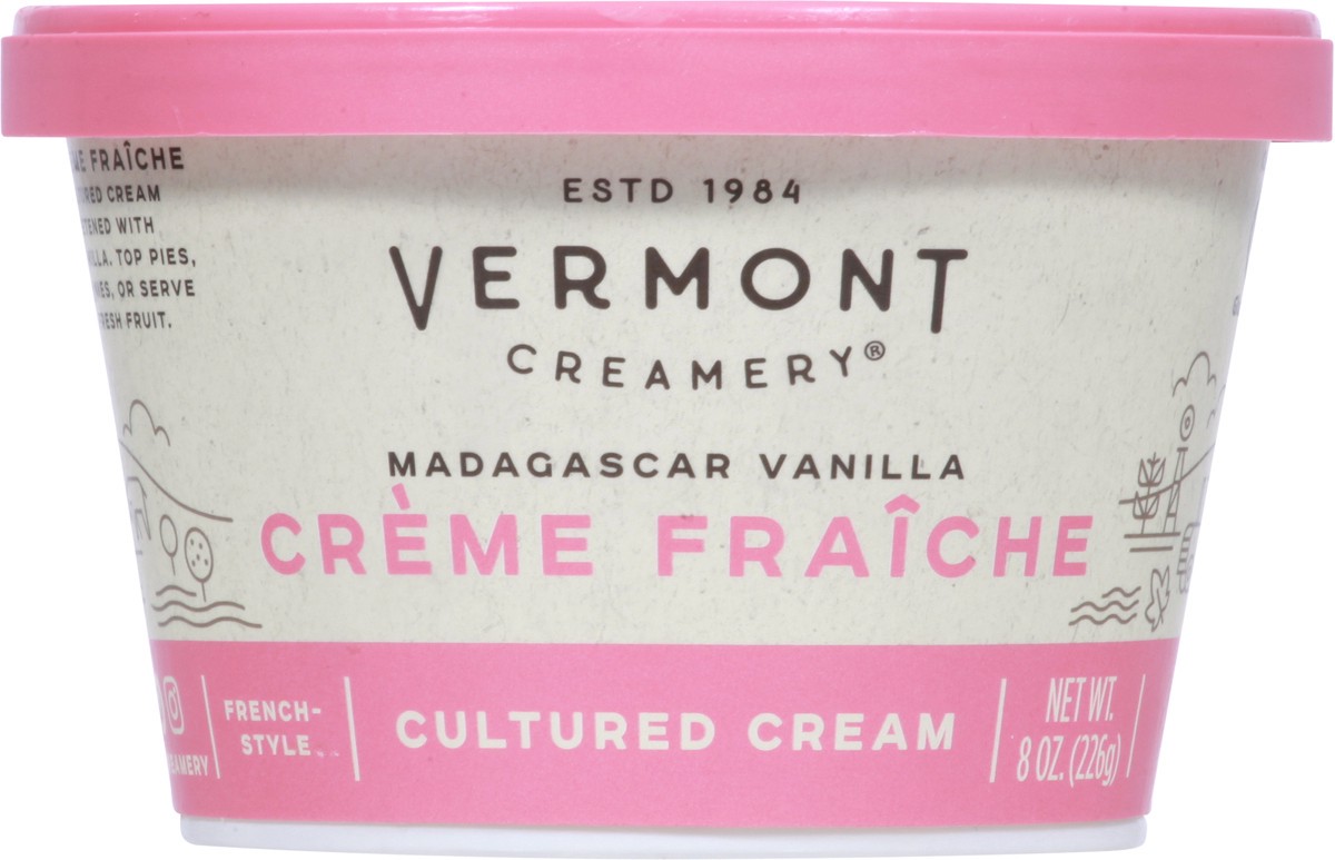 slide 5 of 13, Vermont Creamery French-Style Madagascar Vanilla Creme Fraiche 8 oz, 8 oz