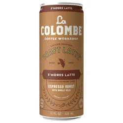 La Colombe Coffee, S'mores Cold Brew Draft Latte, 11 fl oz Can