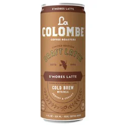 La Colombe Coffee, S'mores Cold Brew Draft Latte, 11 fl oz Can