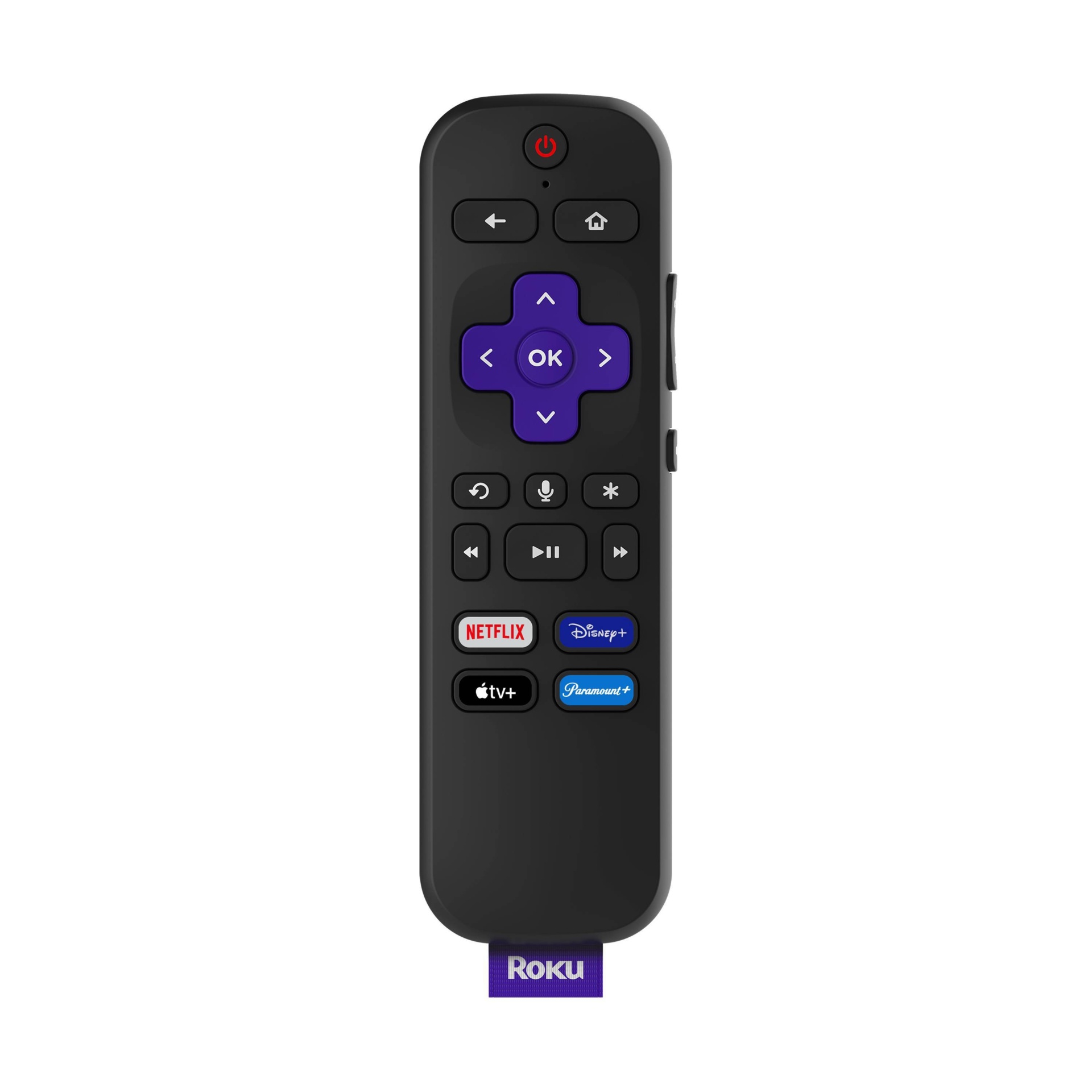 slide 1 of 6, Roku Voice Remote (Official) for Roku Players and Roku TVs, 1 ct