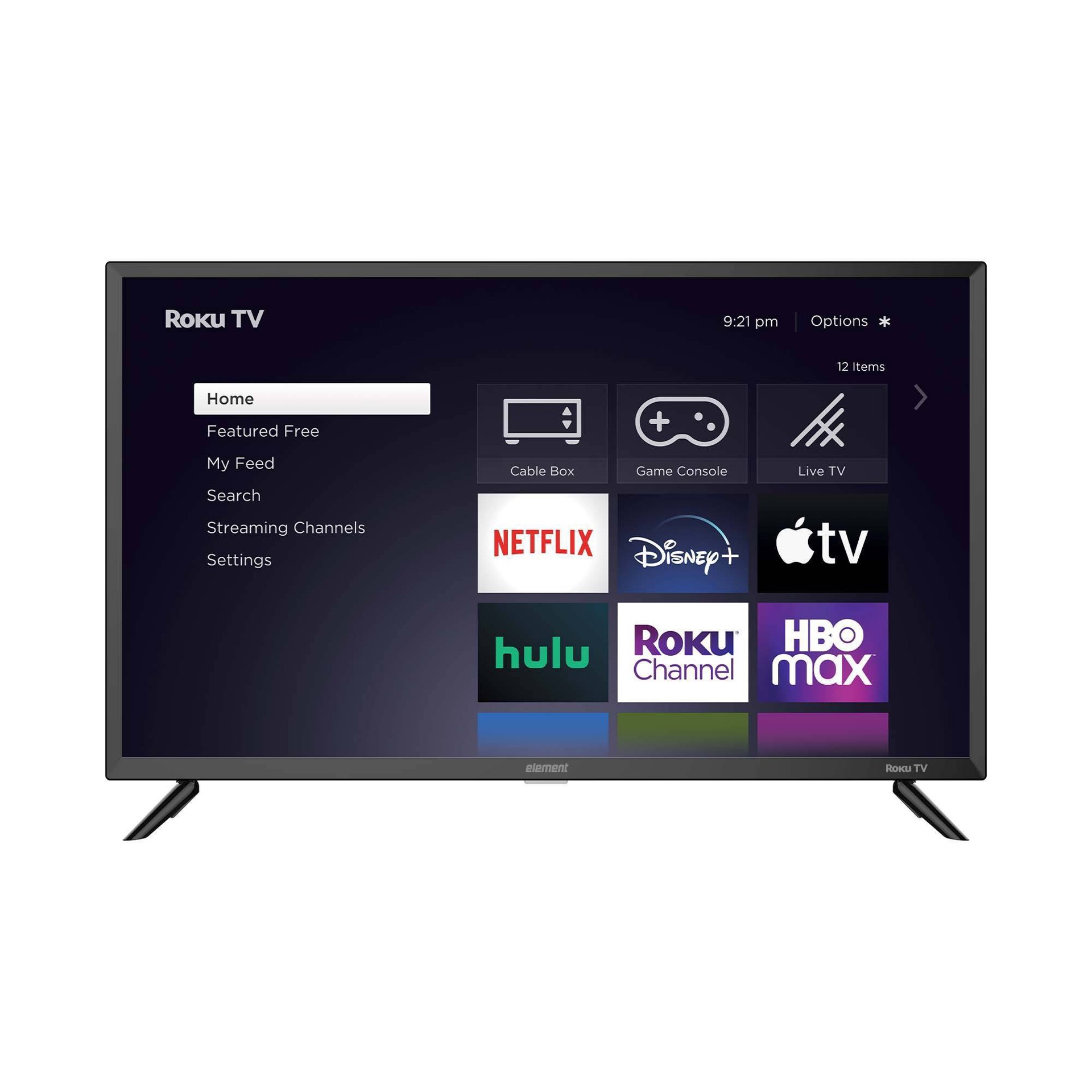 slide 3 of 8, Element 32" 720p HD LED Roku TV, 1 ct
