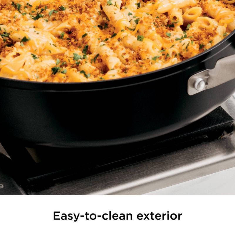 slide 8 of 13, Ninja 9pc Never Stick Essential Cookware Set: Nonstick, Tempered Glass Lids, Stainless Steel Handles, Induction Compatible, 9 ct