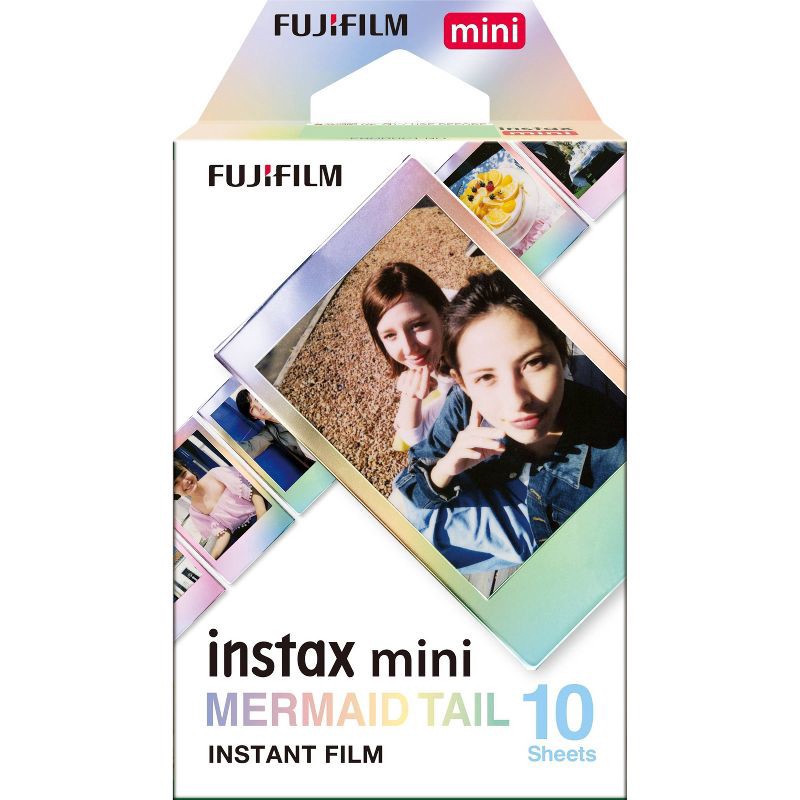 slide 1 of 5, Fujifilm INSTAX MINI Mermaid Tail Instant Film - 10ct, 10 ct