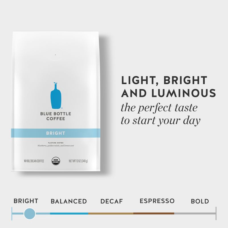 slide 4 of 7, Blue Bottle Coffee Blue Bottle Bright Medium Roast Whole Bean Coffee - 12oz, 12 oz