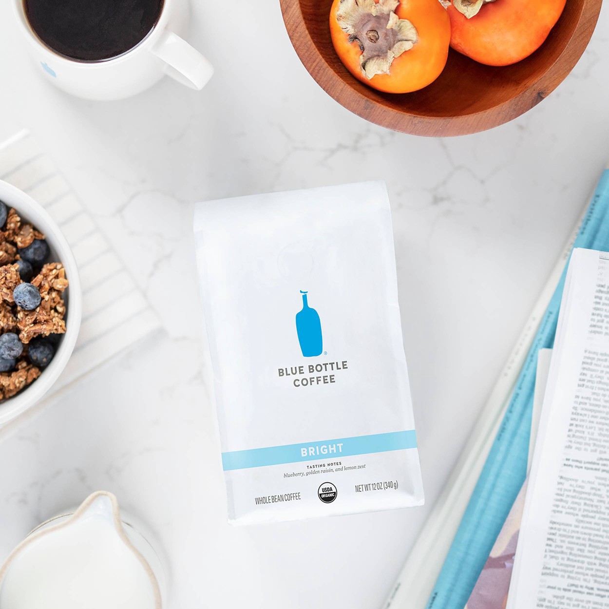 slide 6 of 7, Blue Bottle Coffee Blue Bottle Bright Medium Roast Whole Bean Coffee - 12oz, 12 oz