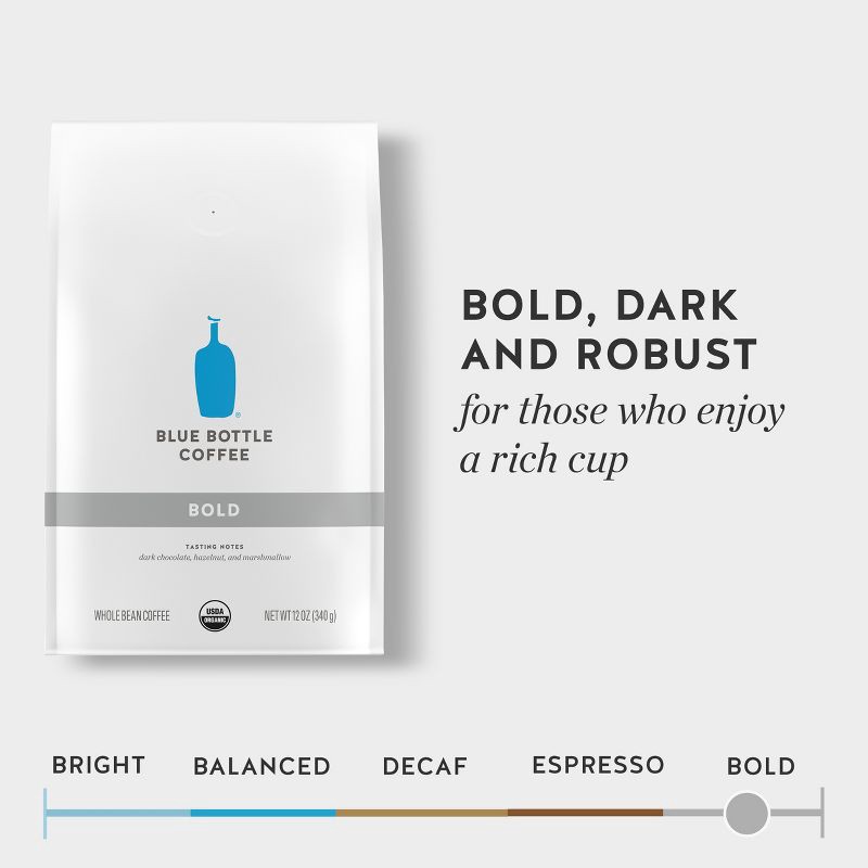 slide 4 of 7, Blue Bottle Coffee Blue Bottle Bold Whole Bean Medium Roast Coffee - 12oz, 12 oz