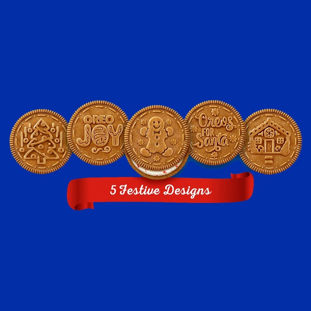 slide 2 of 14, Oreo Limited Edition Gingerbread Sandwich Cookies, 12.2 oz