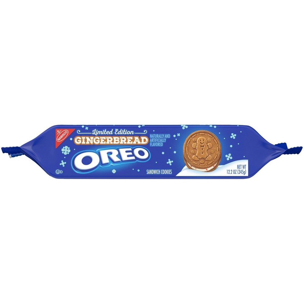 slide 6 of 14, Oreo Limited Edition Gingerbread Sandwich Cookies, 12.2 oz