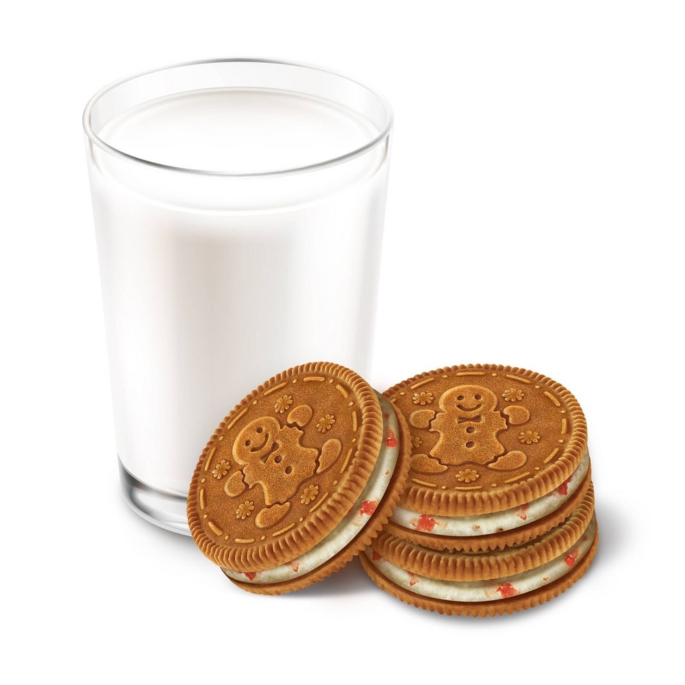 slide 10 of 14, Oreo Limited Edition Gingerbread Sandwich Cookies, 12.2 oz