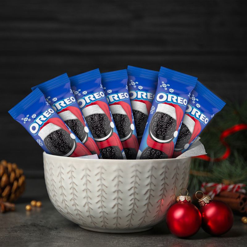 slide 5 of 14, OREO Limited Edition Chocolate Sandwich Cookies Stocking Stuffer - 4oz, 4 oz