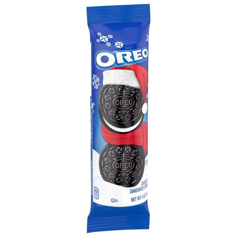 slide 8 of 14, OREO Limited Edition Chocolate Sandwich Cookies Stocking Stuffer - 4oz, 4 oz