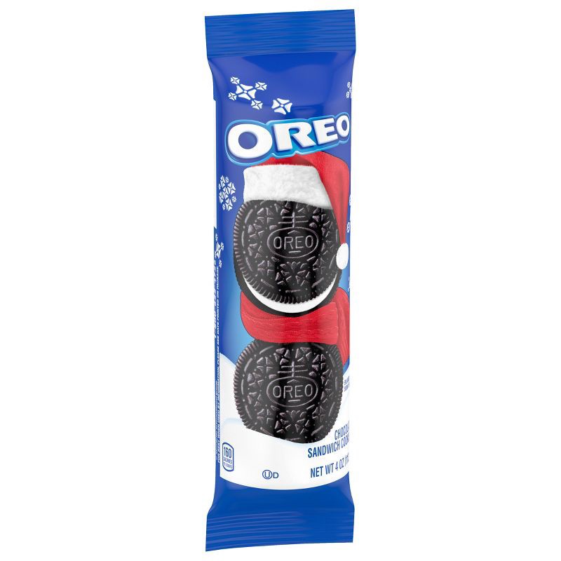slide 9 of 14, Oreo Chocolate Sandwich Limited Edition Christmas Stocking Stuffer Cookies - 4oz, 4 oz