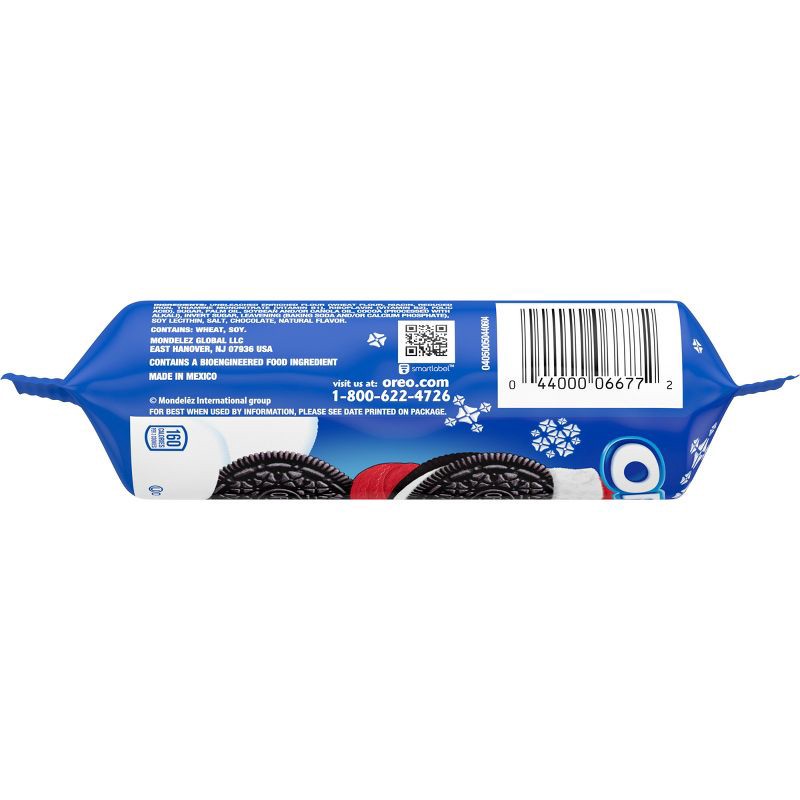slide 11 of 14, Oreo Chocolate Sandwich Limited Edition Christmas Stocking Stuffer Cookies - 4oz, 4 oz
