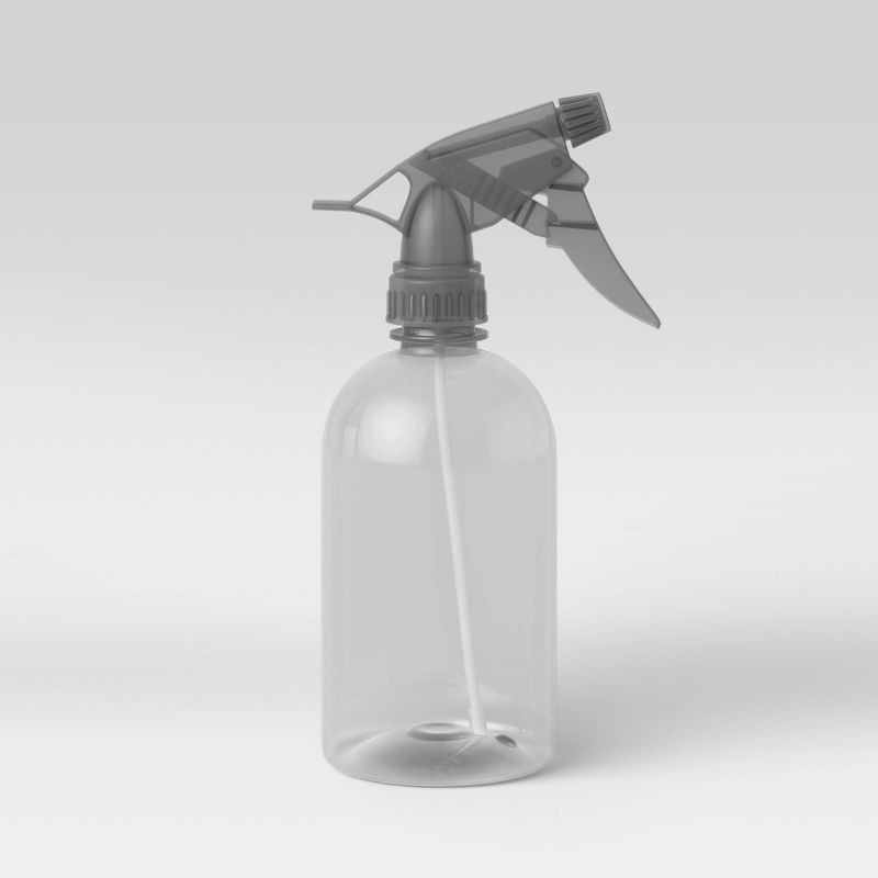 slide 2 of 2, 17fl oz Garden Spray Bottle Gray - Room Essentials™: Ergonomic Handle, Translucent, Plant Misting, 17 fl oz