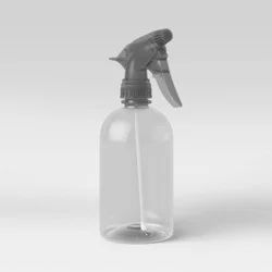 17fl oz Garden Spray Bottle Gray - Room Essentials™: Ergonomic Handle, Translucent, Plant Misting