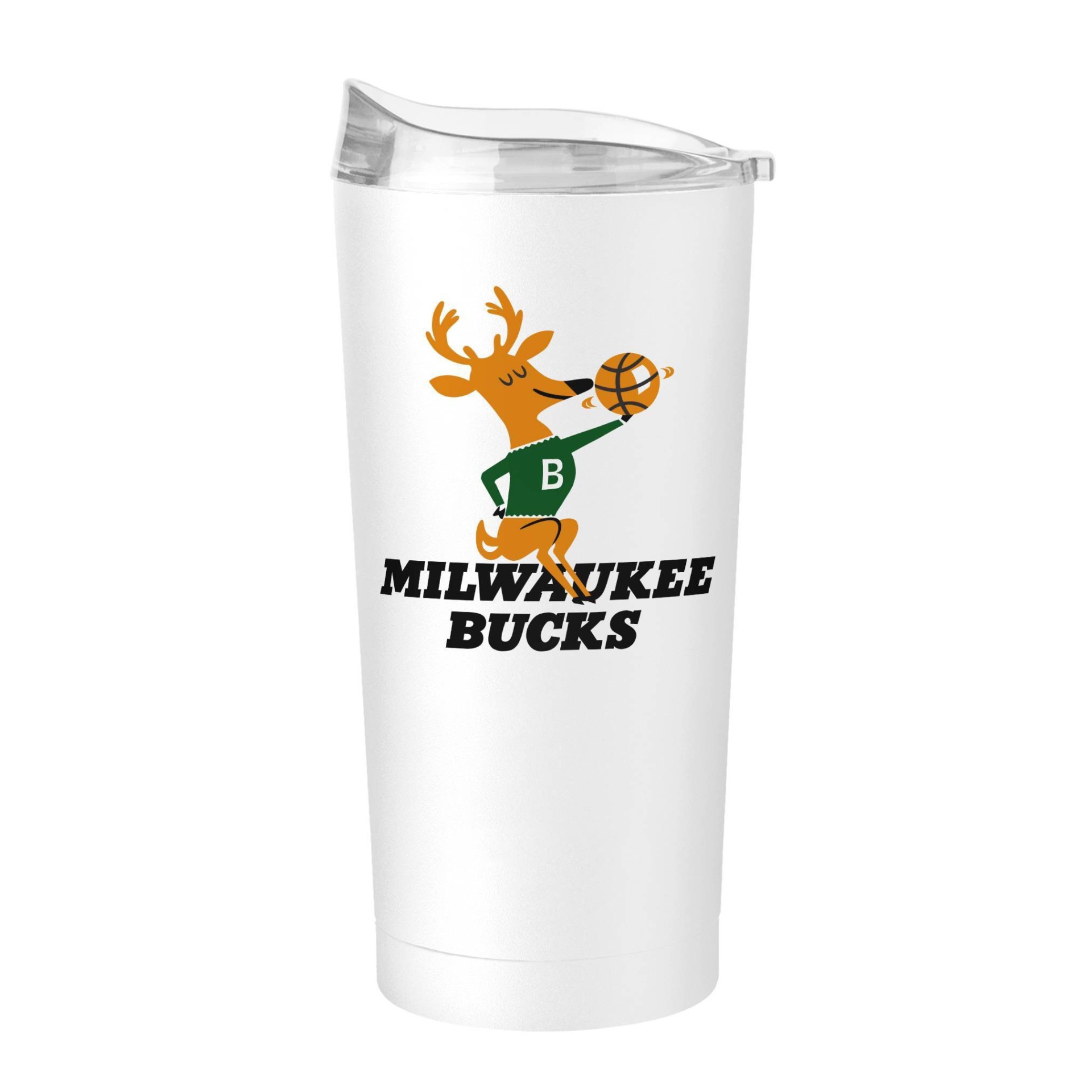 slide 1 of 2, NBA Milwaukee Bucks Retro Double-Wall Tumbler, 20 oz