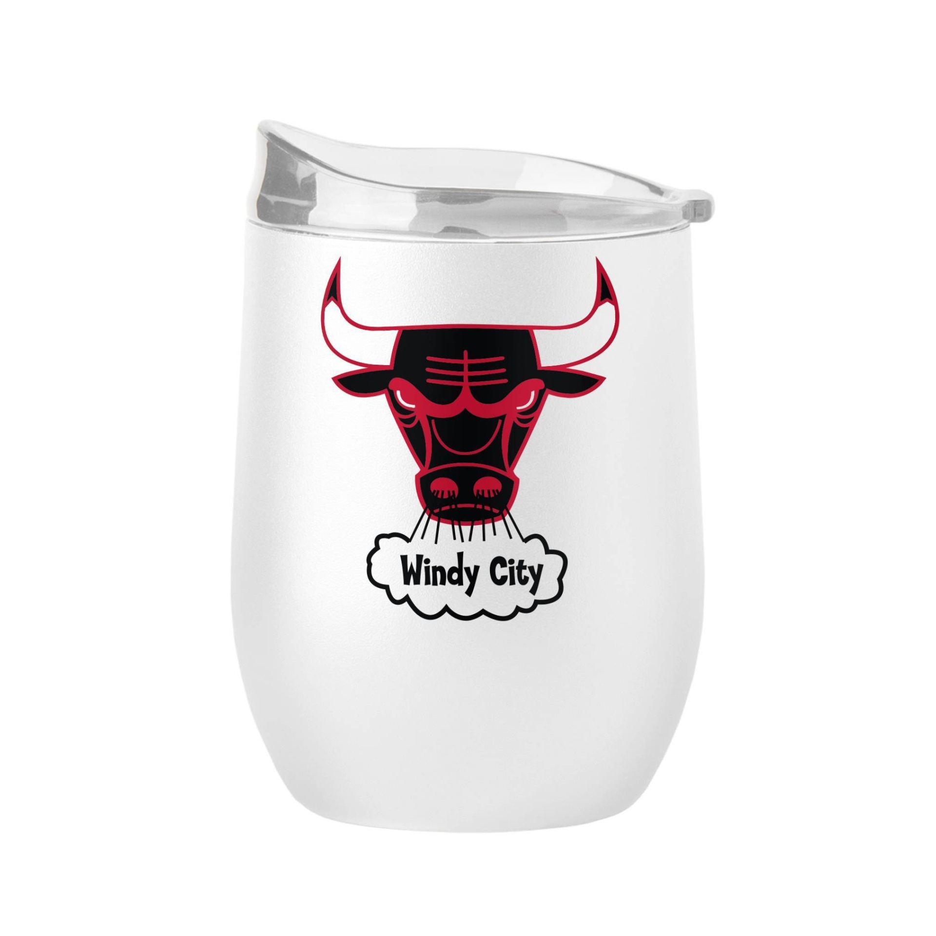 slide 1 of 2, NBA Chicago Bulls Retro Wine Tumbler, 16 oz