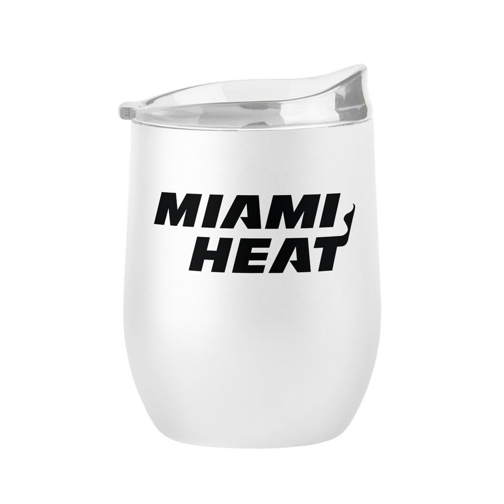 slide 2 of 2, NBA Miami Heat Retro Wine Tumbler, 16 oz