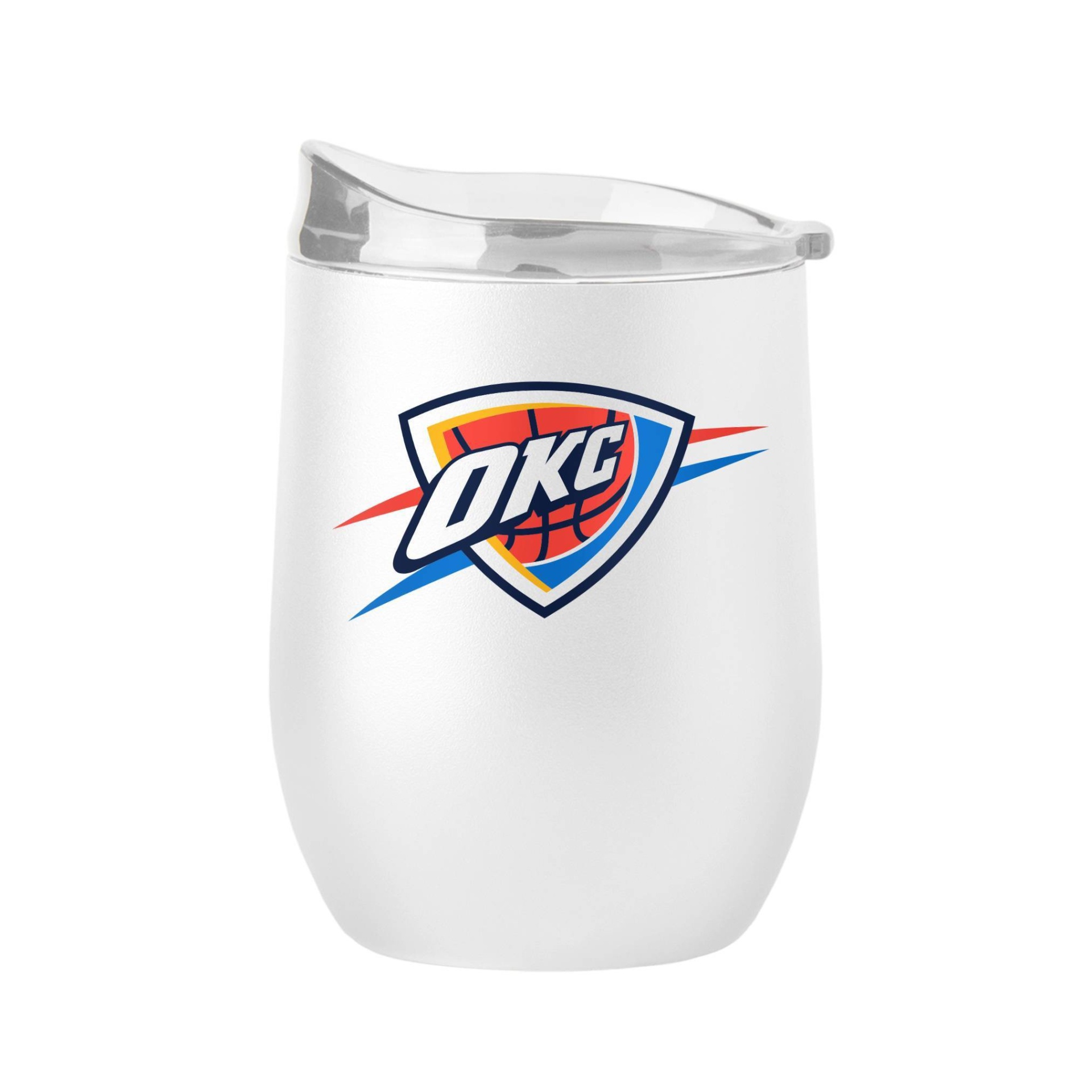 slide 1 of 2, NBA Oklahoma City Thunder Retro Wine Tumbler, 16 oz