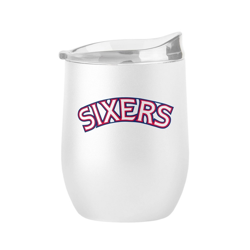 slide 2 of 2, NBA Philadelphia 76ers Retro Wine Tumbler, 16 oz