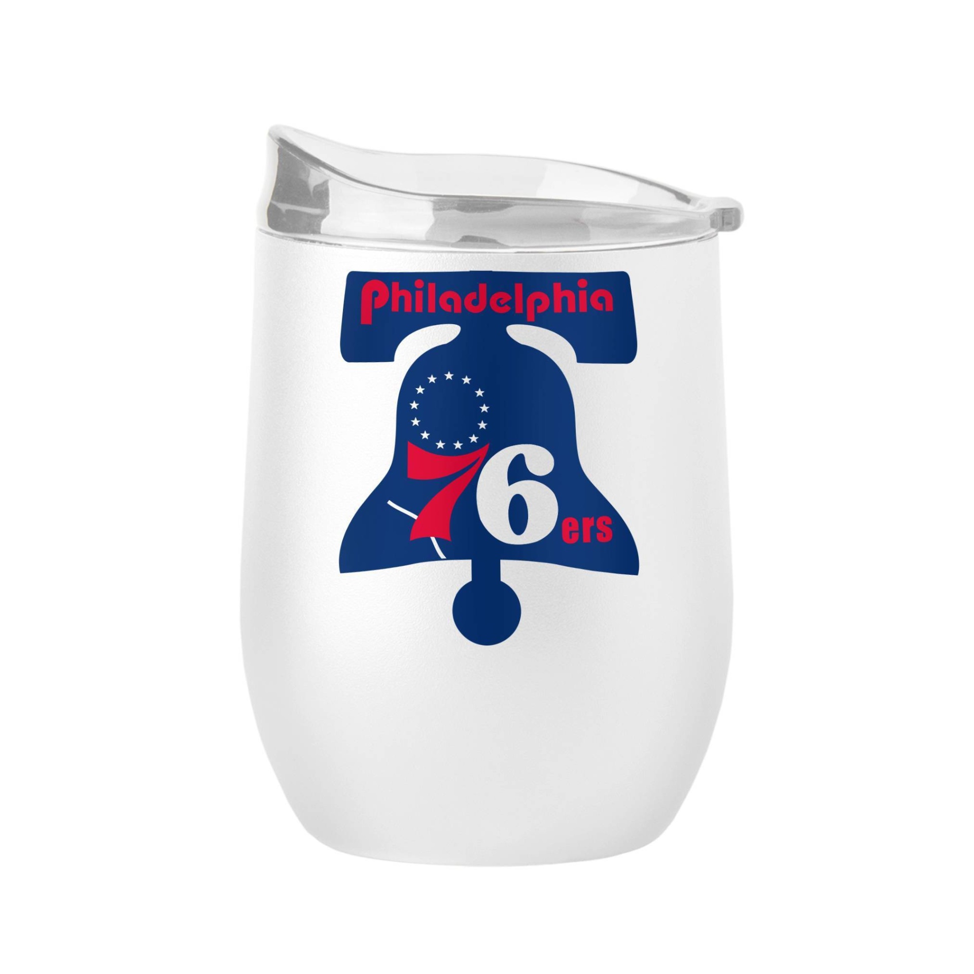 slide 1 of 2, NBA Philadelphia 76ers Retro Wine Tumbler, 16 oz