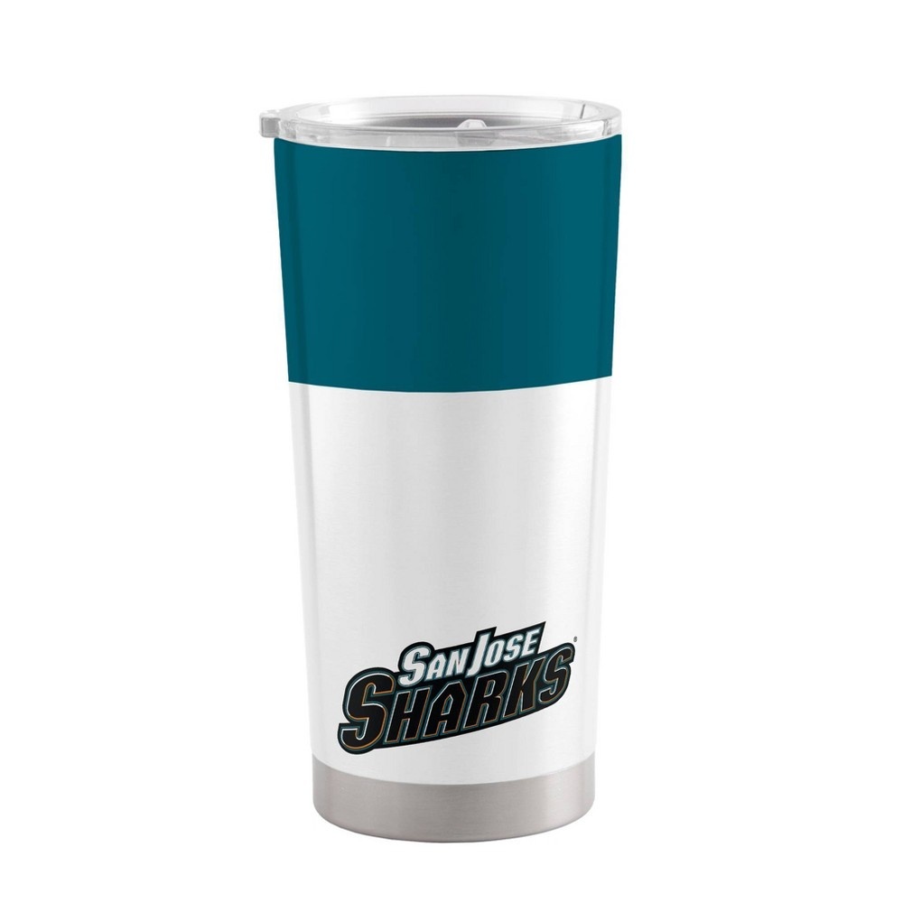 slide 2 of 2, NHL San Jose Sharks Retro Double-Wall Tumbler, 20 oz