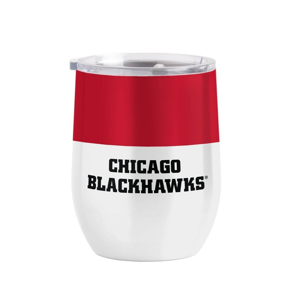 slide 2 of 2, NHL Chicago Blackhawks Retro Wine Tumbler, 16 oz