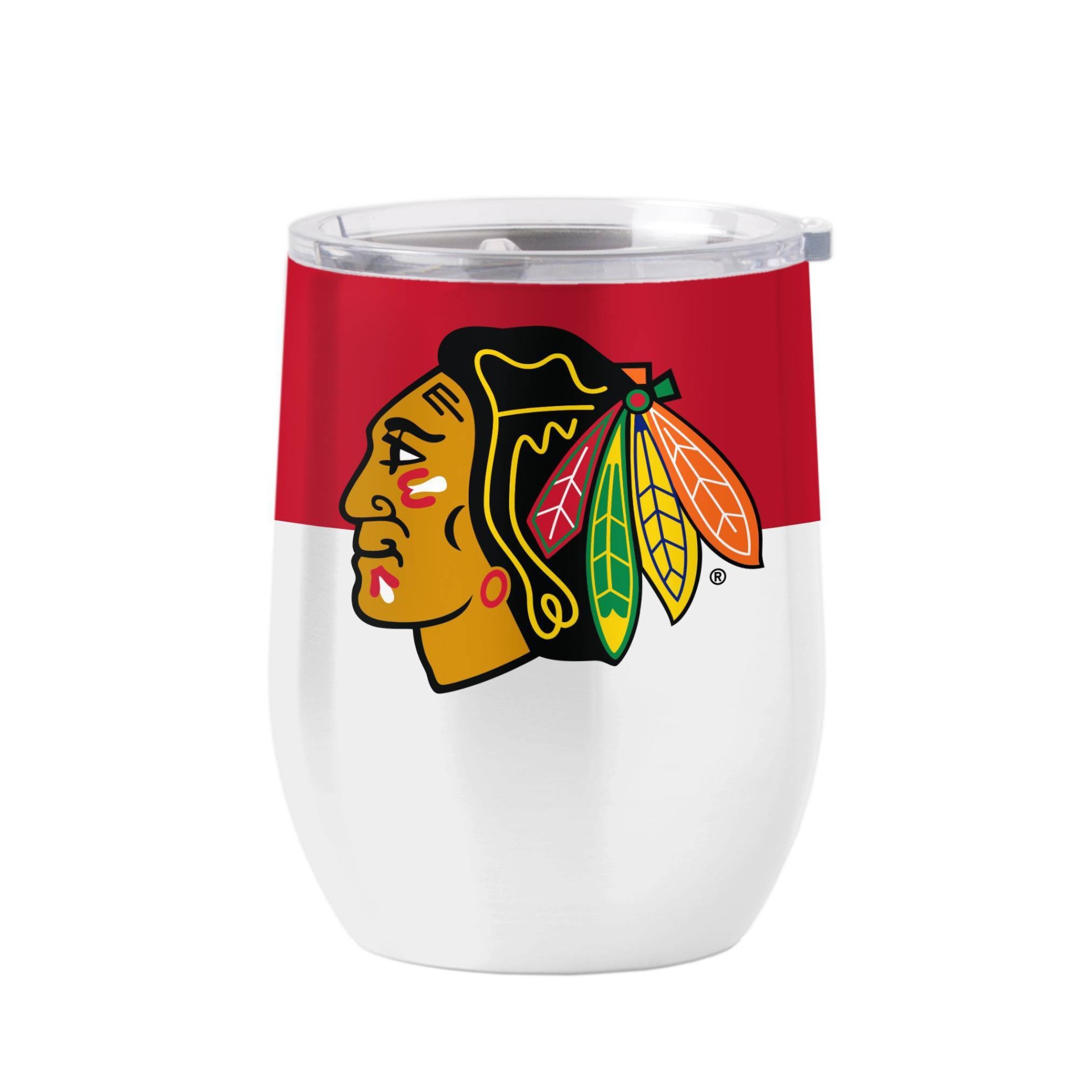 slide 1 of 2, NHL Chicago Blackhawks Retro Wine Tumbler, 16 oz