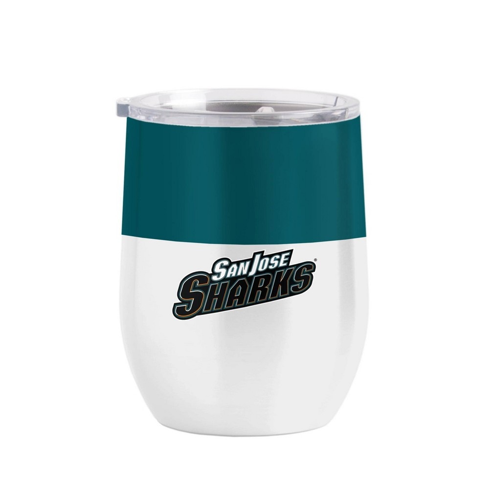 slide 2 of 2, NHL San Jose Sharks Retro Wine Tumbler, 16 oz