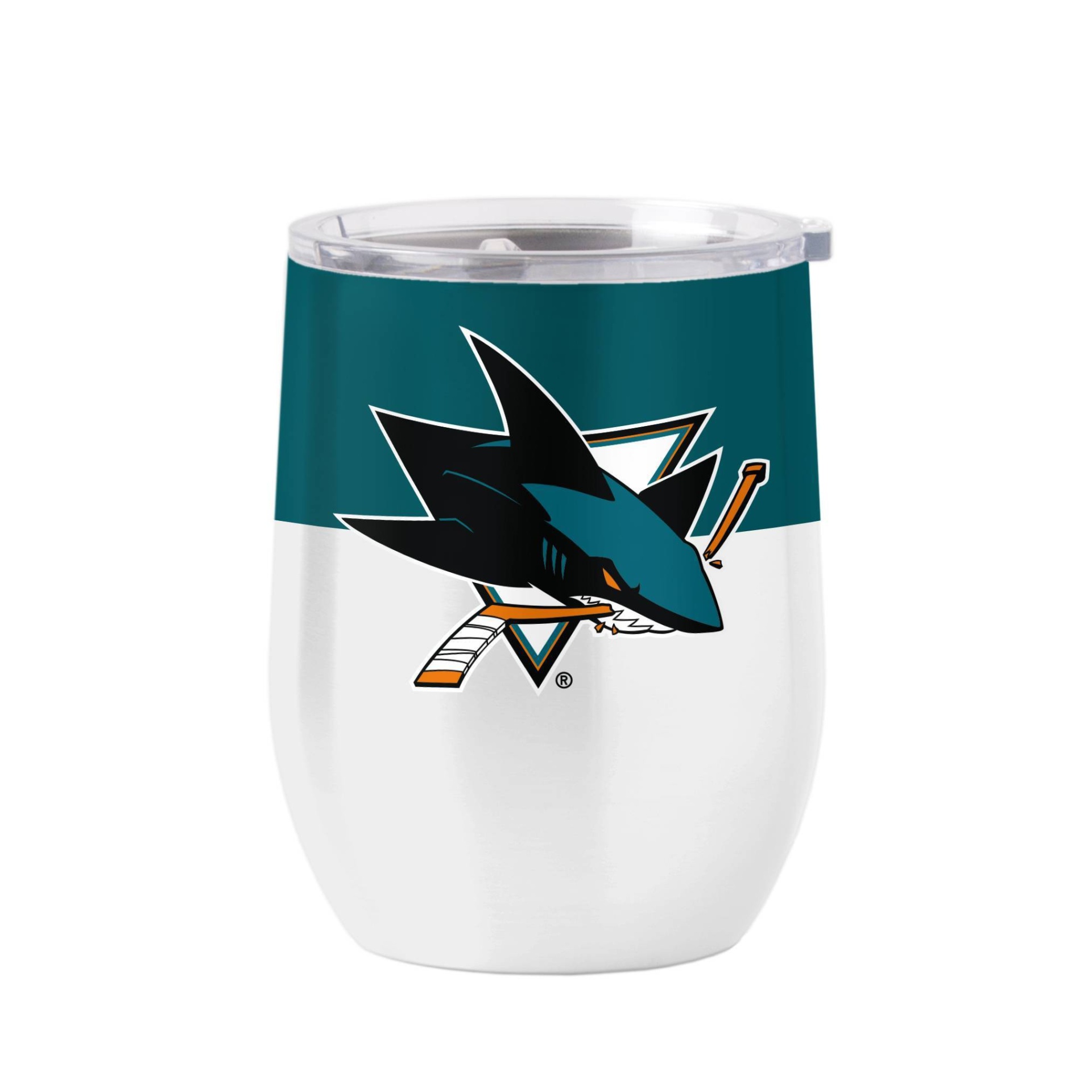 slide 1 of 2, NHL San Jose Sharks Retro Wine Tumbler, 16 oz