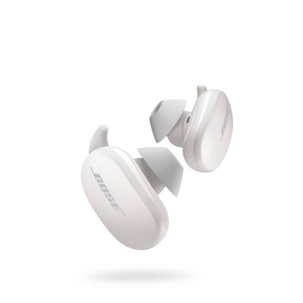 slide 2 of 9, Bose QuietComfort Noise Cancelling True Wireless Bluetooth Earbuds - White, 1 ct