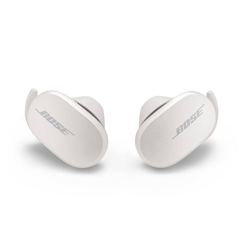 slide 1 of 9, Bose QuietComfort Noise Cancelling True Wireless Bluetooth Earbuds - White, 1 ct