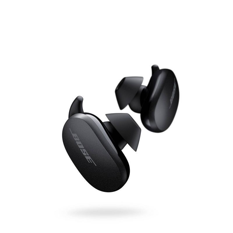 slide 2 of 9, Bose QuietComfort Noise Cancelling True Wireless Bluetooth Earbuds - Black, 1 ct