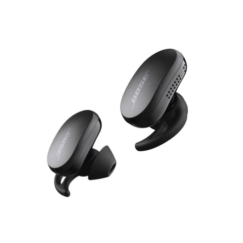 slide 3 of 9, Bose QuietComfort Noise Cancelling True Wireless Bluetooth Earbuds - Black, 1 ct