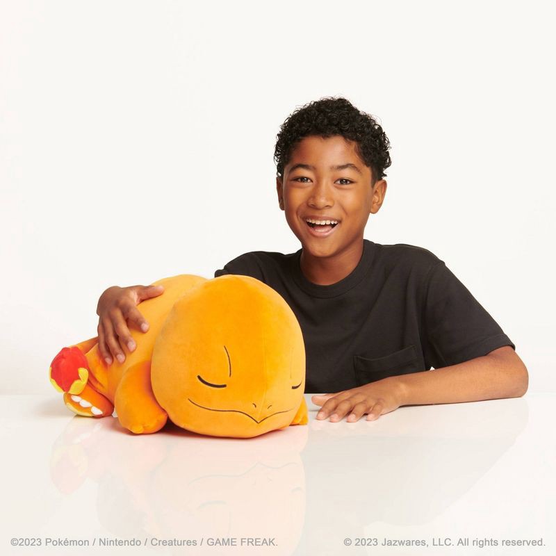 slide 4 of 5, Pokemon Charmander Sleeping Kids' Plush Buddy, 1 ct