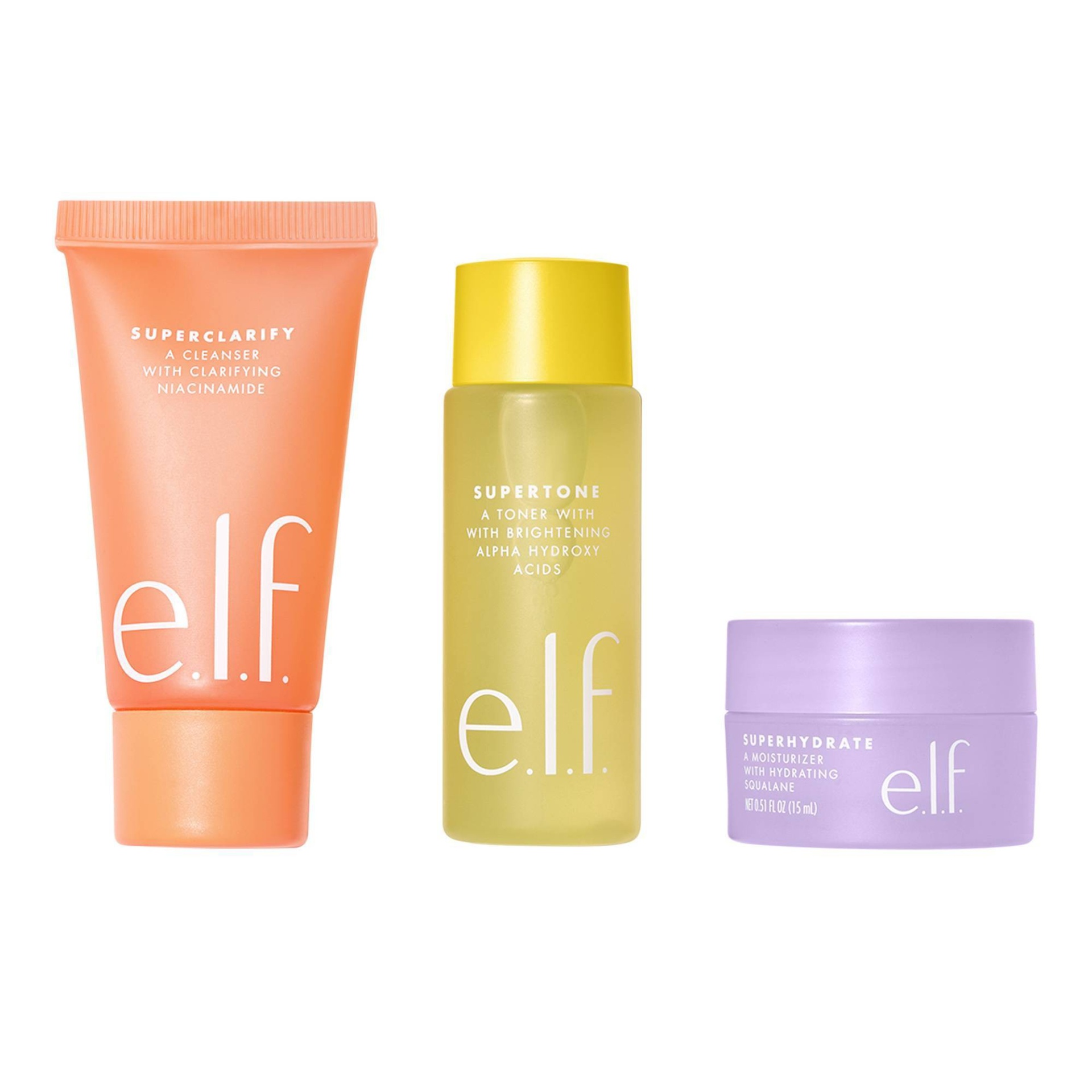 slide 1 of 3, e.l.f. Supers Mini Trio Skin Care Set, 1 ct