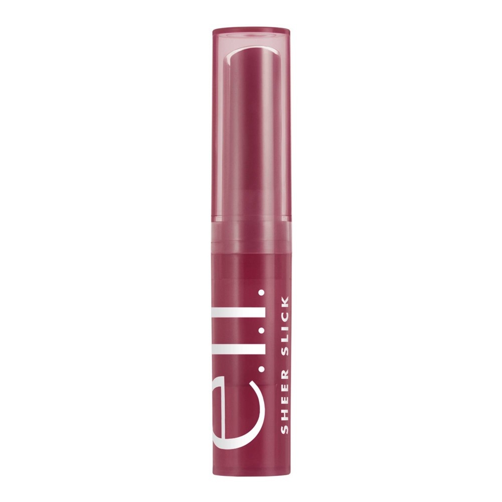 slide 3 of 4, e.l.f. Sheer Slick Lipstick - Blackberry - 0.06oz, 0.06 oz