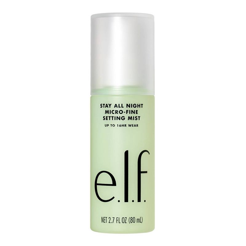 slide 5 of 5, e.l.f. Stay All Night Micro-Fine Setting Mist - Light Green - 2.7 fl oz, 2.7 fl oz