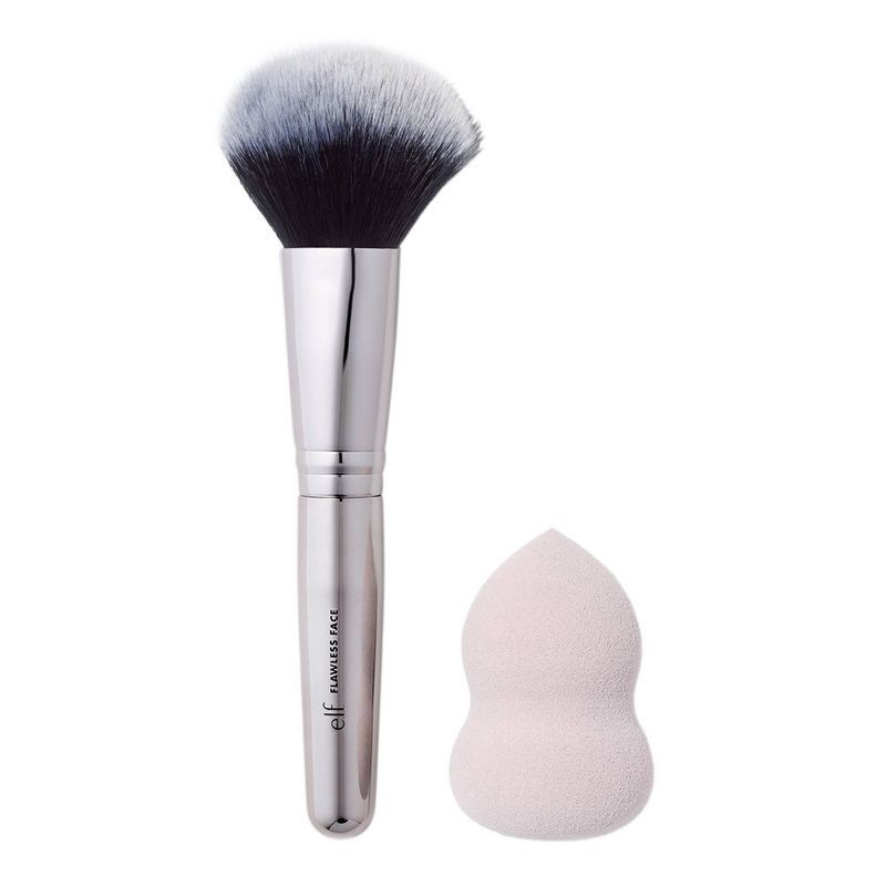 slide 1 of 3, e.l.f. Complexion Brush & Sponge Duo, 1 ct