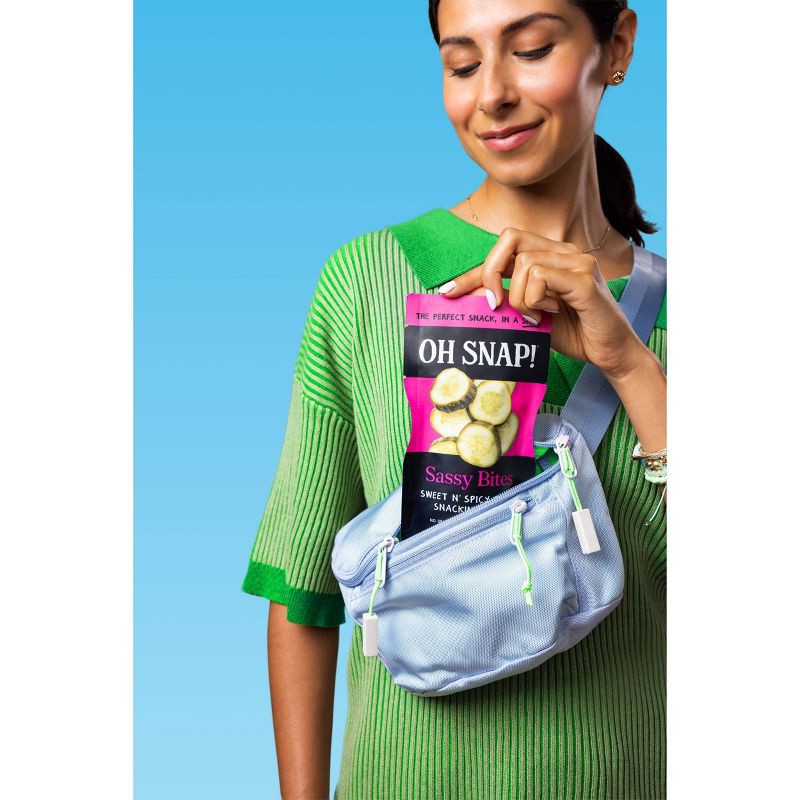 slide 4 of 7, OH SNAP! Sassy Bites Sweet N' Spicy Pickle Snack Pack - 3.25oz, 3.25 oz