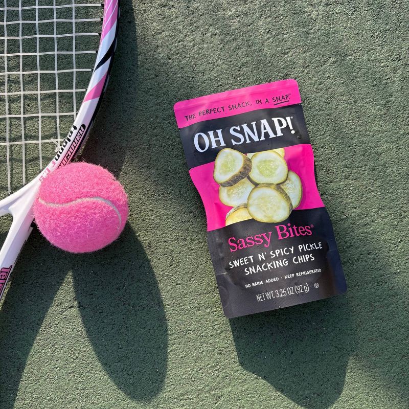 slide 6 of 7, OH SNAP! Sassy Bites Sweet N' Spicy Pickle Snack Pack - 3.25oz, 3.25 oz