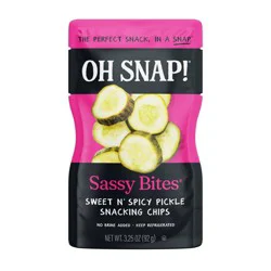 OH SNAP! Sassy Bites Sweet N' Spicy Pickle Snack Pack - 3.25oz