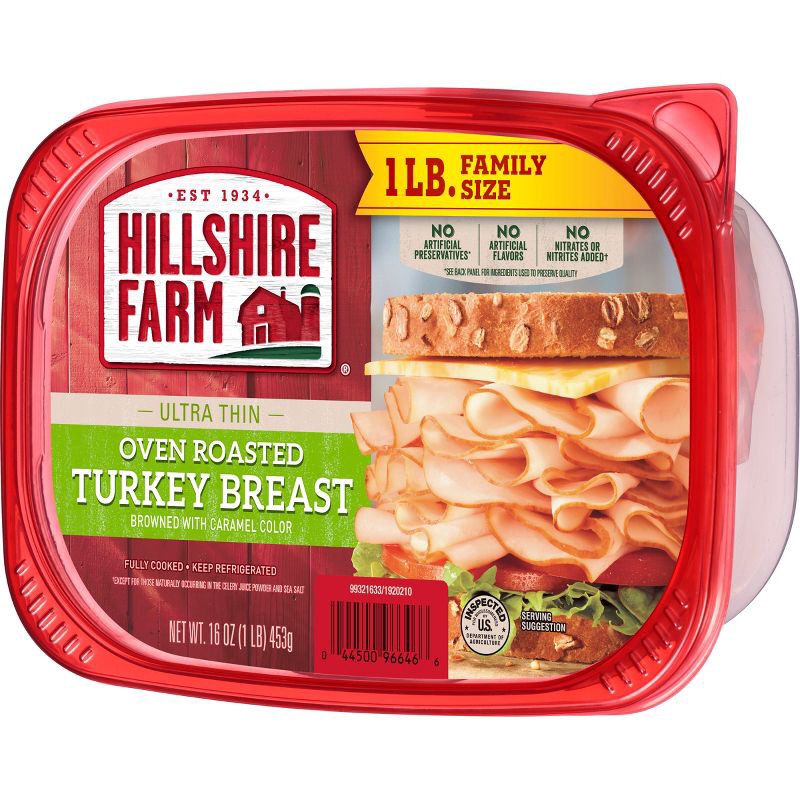 slide 9 of 9, Hillshire Farm Ultra Thin Oven Roasted Turkey - 16oz, 16 oz