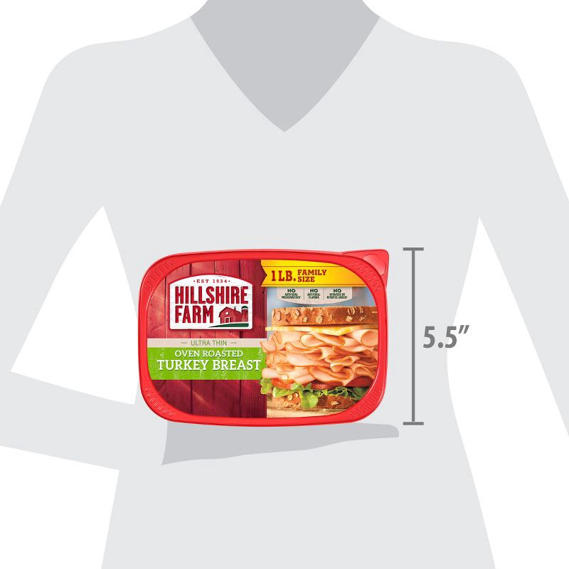 slide 9 of 9, Hillshire Farm Ultra Thin Oven Roasted Turkey - 16oz, 16 oz