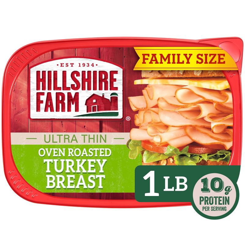 slide 1 of 9, Hillshire Farm Ultra Thin Oven Roasted Turkey - 16oz, 16 oz