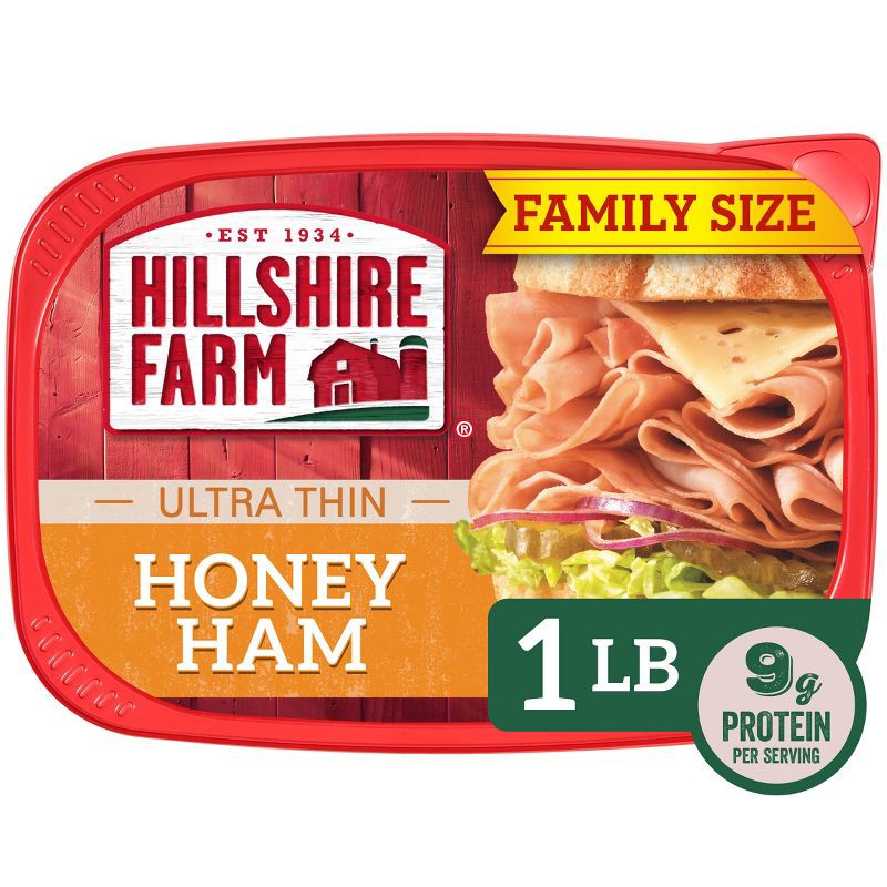 slide 1 of 9, Hillshire Farm Ultra Thin Honey Ham - 16oz, 16 oz
