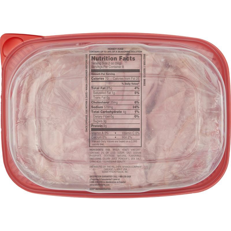 slide 7 of 9, Hillshire Farm Ultra Thin Honey Ham - 16oz, 16 oz