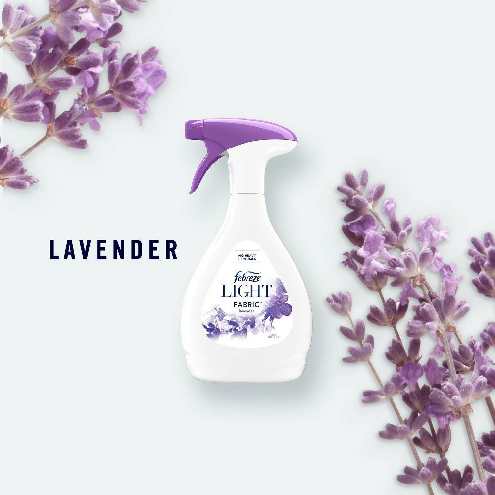 slide 4 of 8, Febreze Light Odor-Eliminating Fabric Refresher - Lavender - 27 fl oz, 27 fl oz