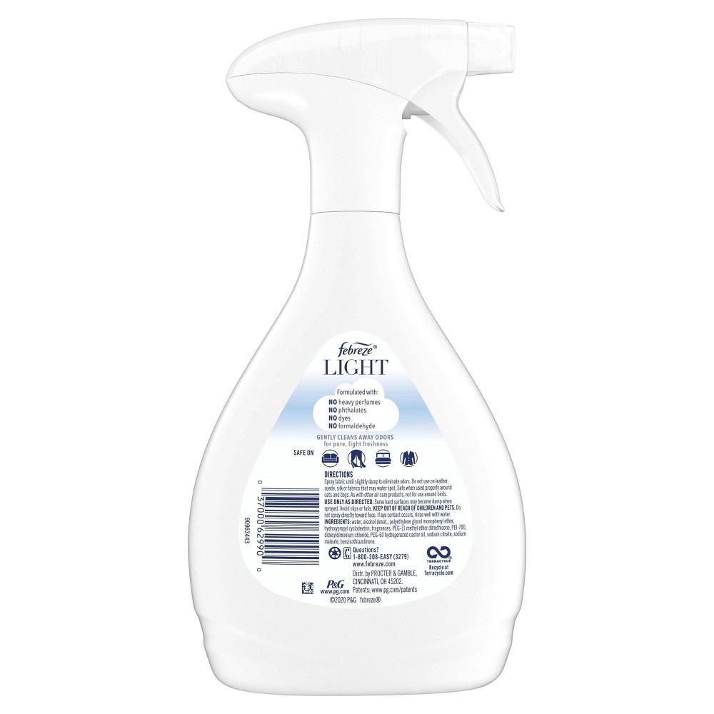 slide 6 of 8, Febreze Light Odor-Eliminating Fabric Refresher - Lavender - 27 fl oz, 27 fl oz