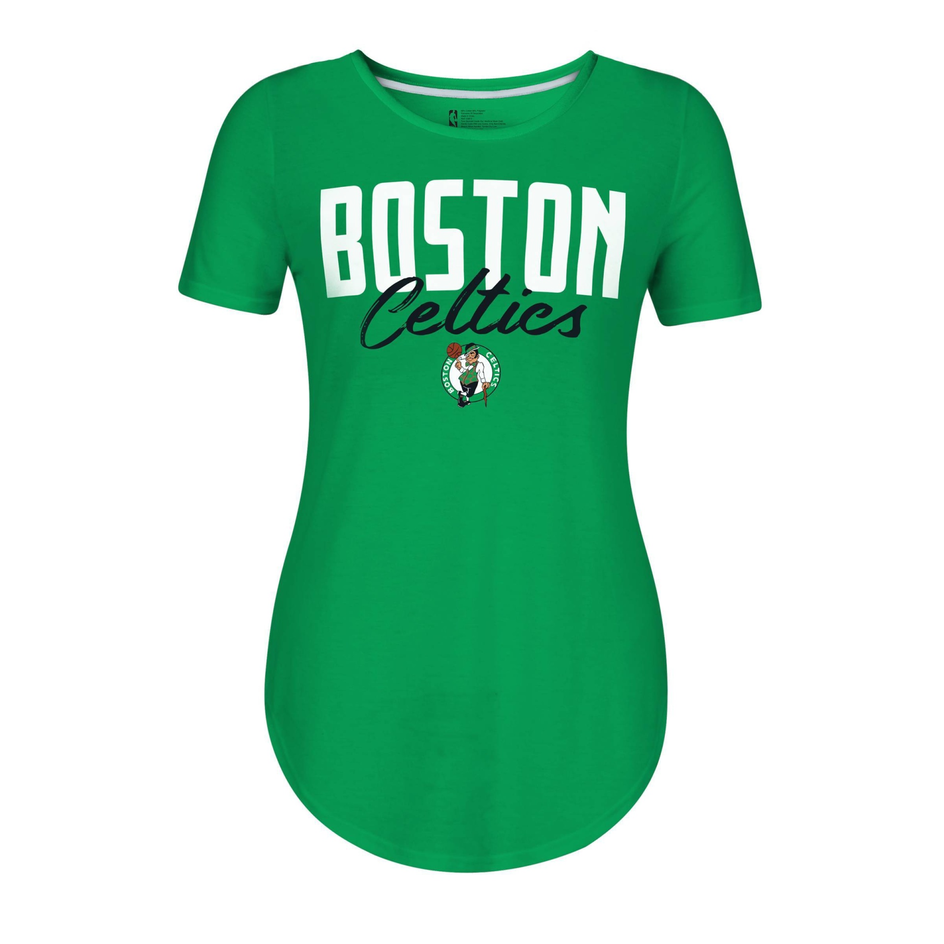 slide 1 of 2, NBA Boston Celtics Women&#39;s Bold Script T-Shirt - XL, 1 ct